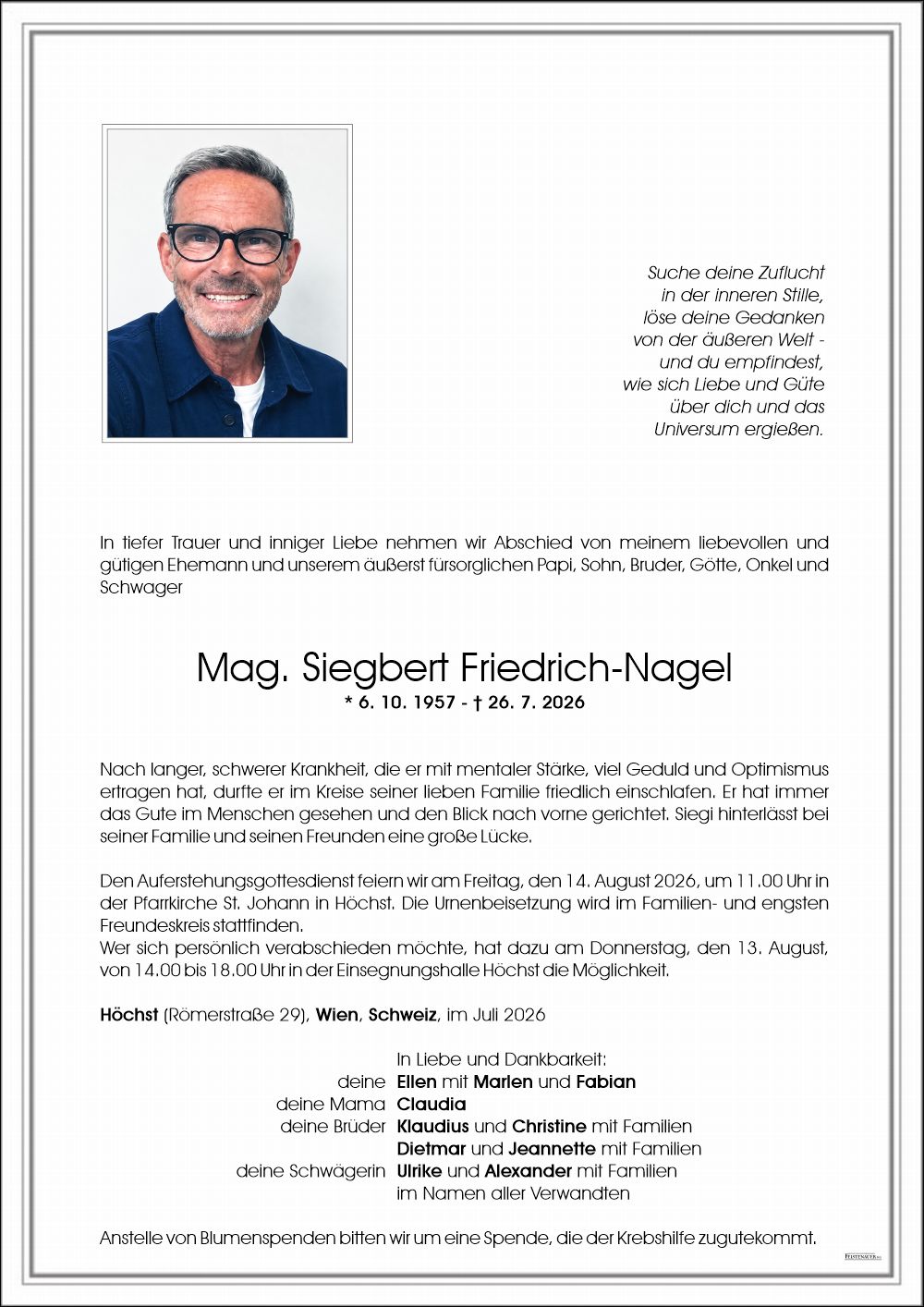 Mag. Siegbert Friedrich-Nagel
